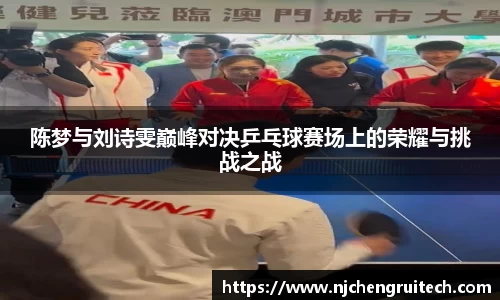 陈梦与刘诗雯巅峰对决乒乓球赛场上的荣耀与挑战之战